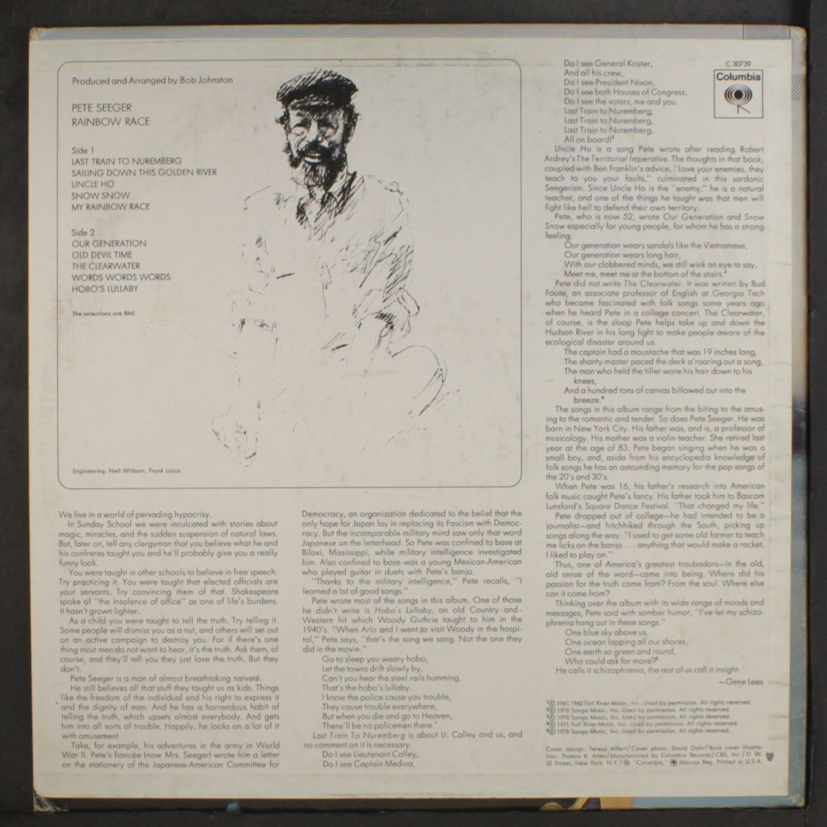 rainbow race by PETE SEEGER
