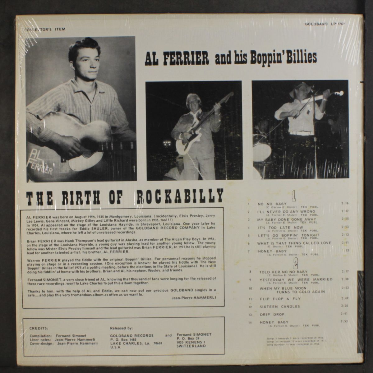 the birth of rockabilly by AL FERRIER