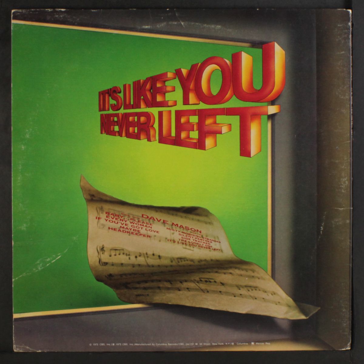 it's like you never left by DAVE MASON