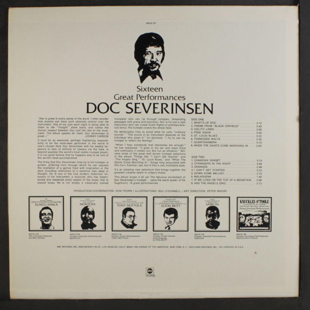 sixteen great performances by DOC SEVERINSEN