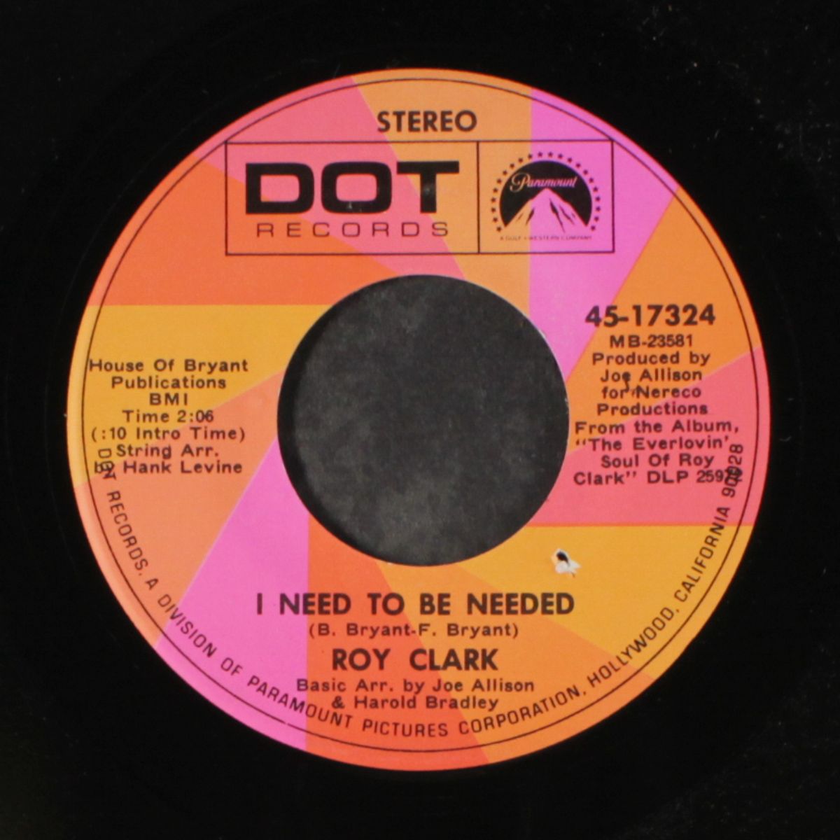 right or left at oak street / i need to be needed by ROY CLARK