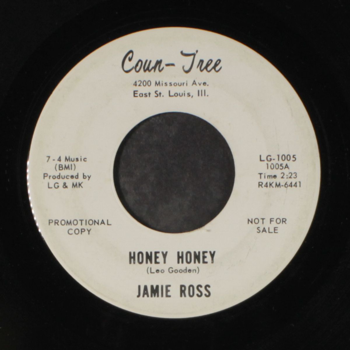honey honey / let's do the cat by JAMIE ROSS