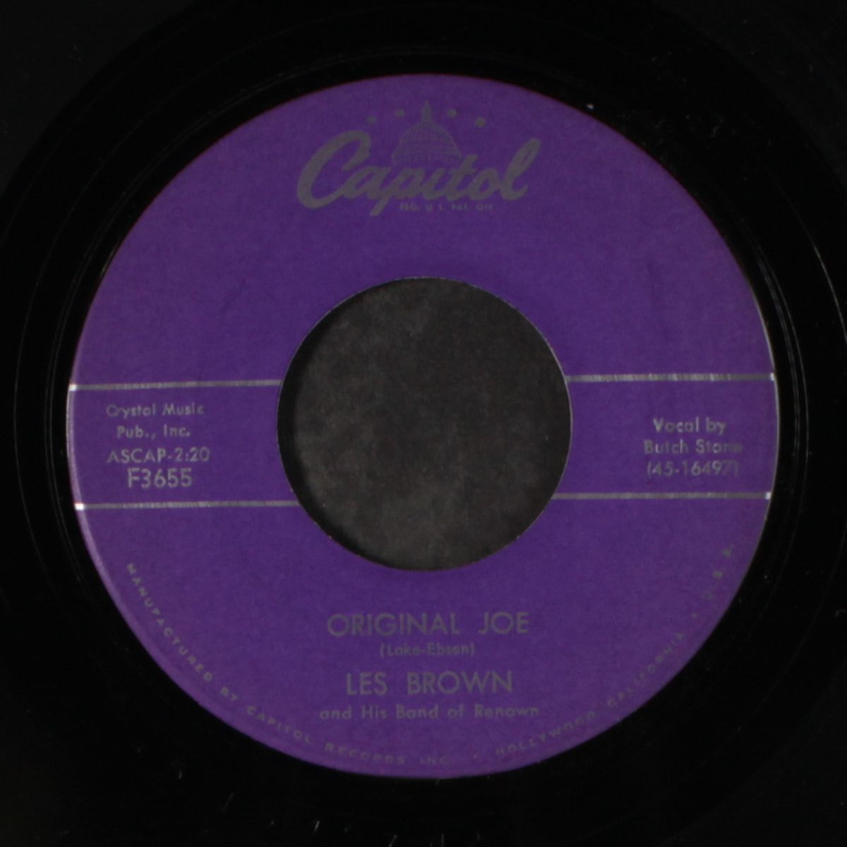 original joe / if i had the money by LES BROWN