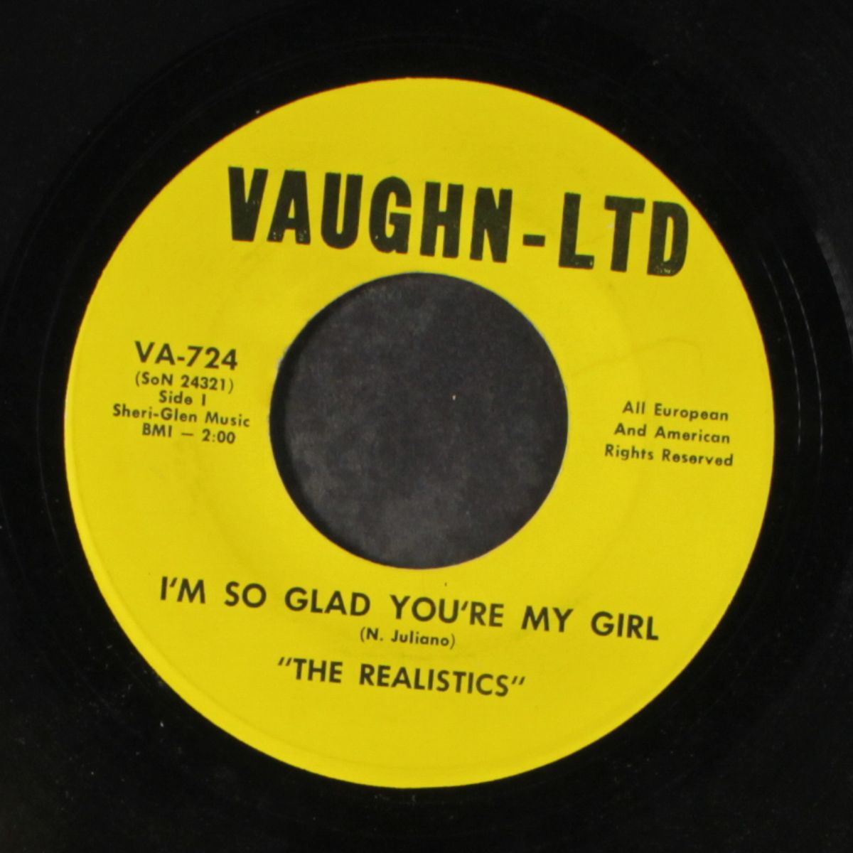 i always get jealous / i'm so glad you're my girl by REALISTICS