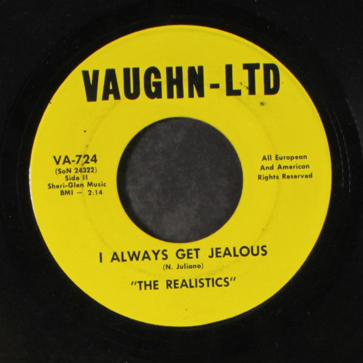 i always get jealous / i'm so glad you're my girl by REALISTICS