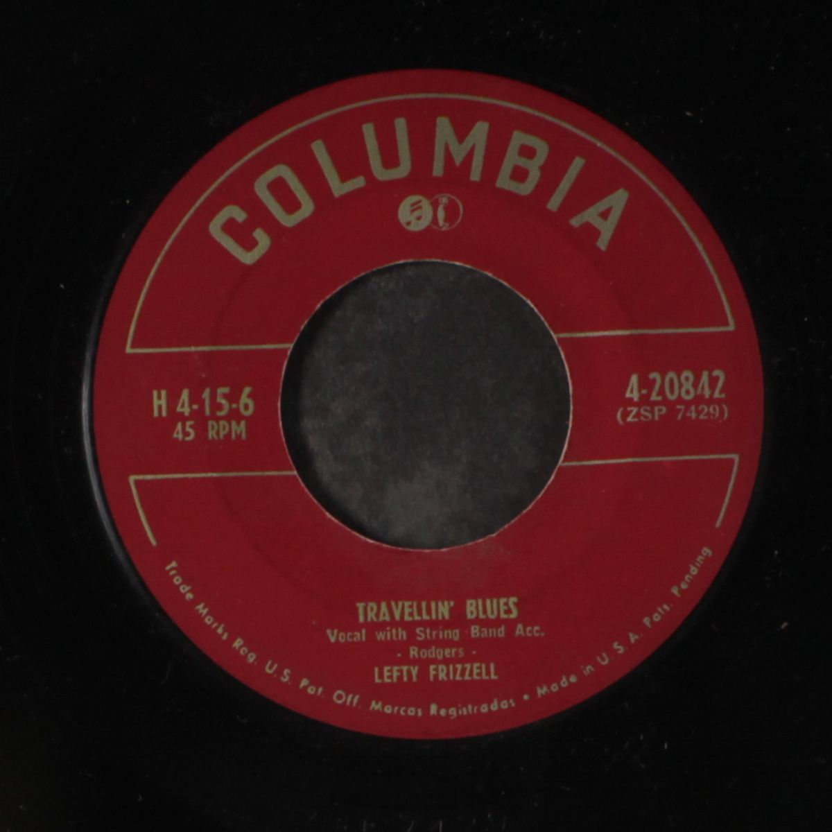 blue yodel no. 6 / travellin' blues by LEFTY FRIZZELL