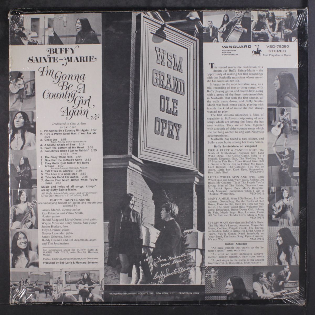 i'm gonna be a country girl again by BUFFY SAINTE-MARIE