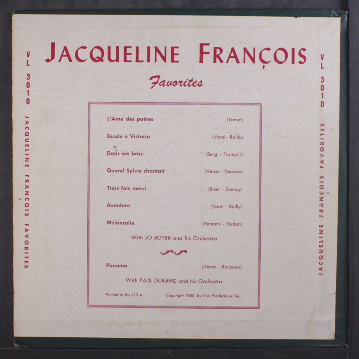 favorites by JACQUELINE FRANCOIS