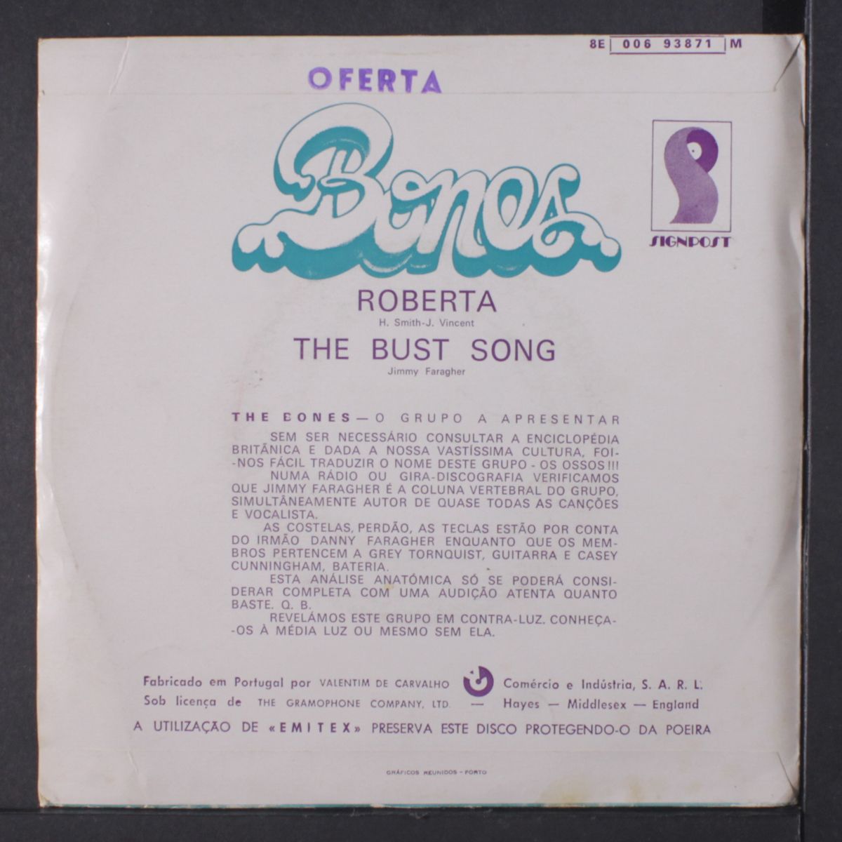 roberta / the bust song by BONES