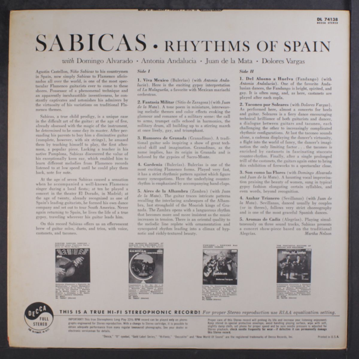 rhythms of spain by SABICAS