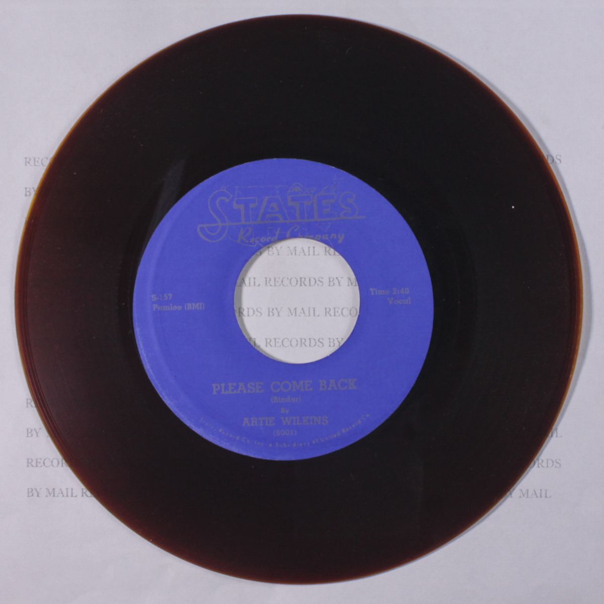 darling patricia / please come back by ARTIE WILKINS & PALMS