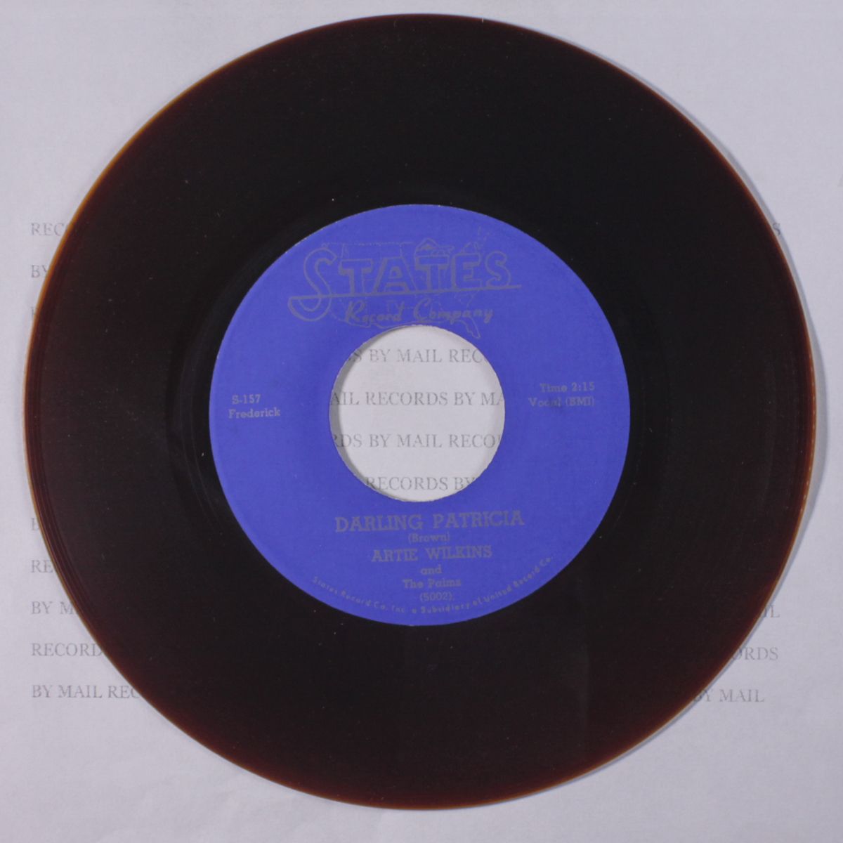 darling patricia / please come back by ARTIE WILKINS & PALMS