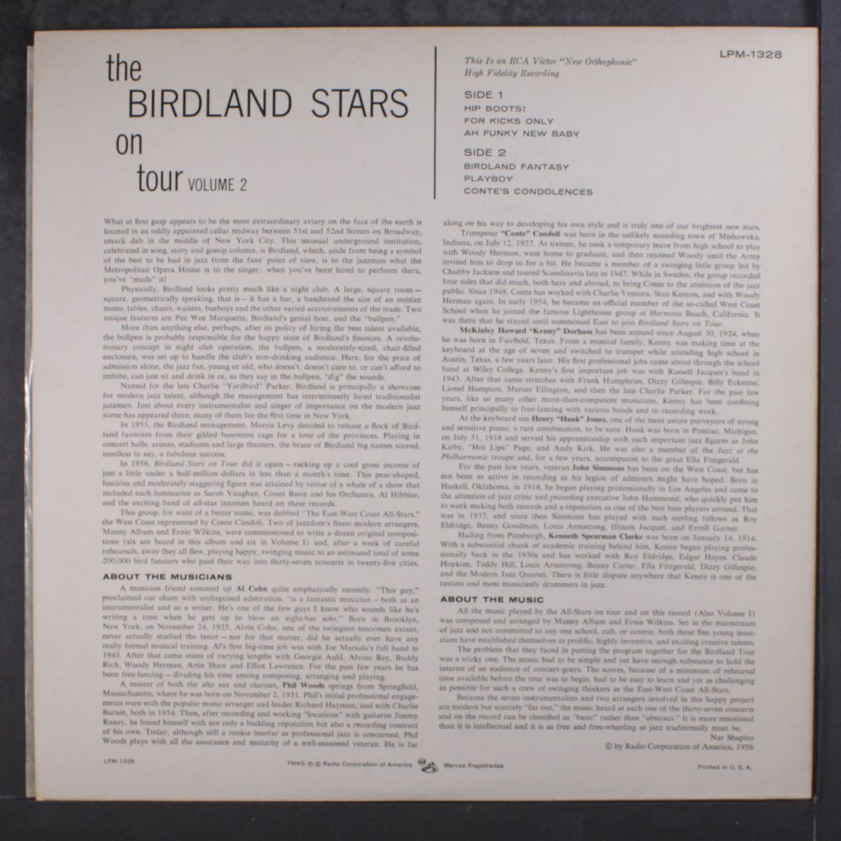 the birdland stars on tour, vol 2 by VARIOUS