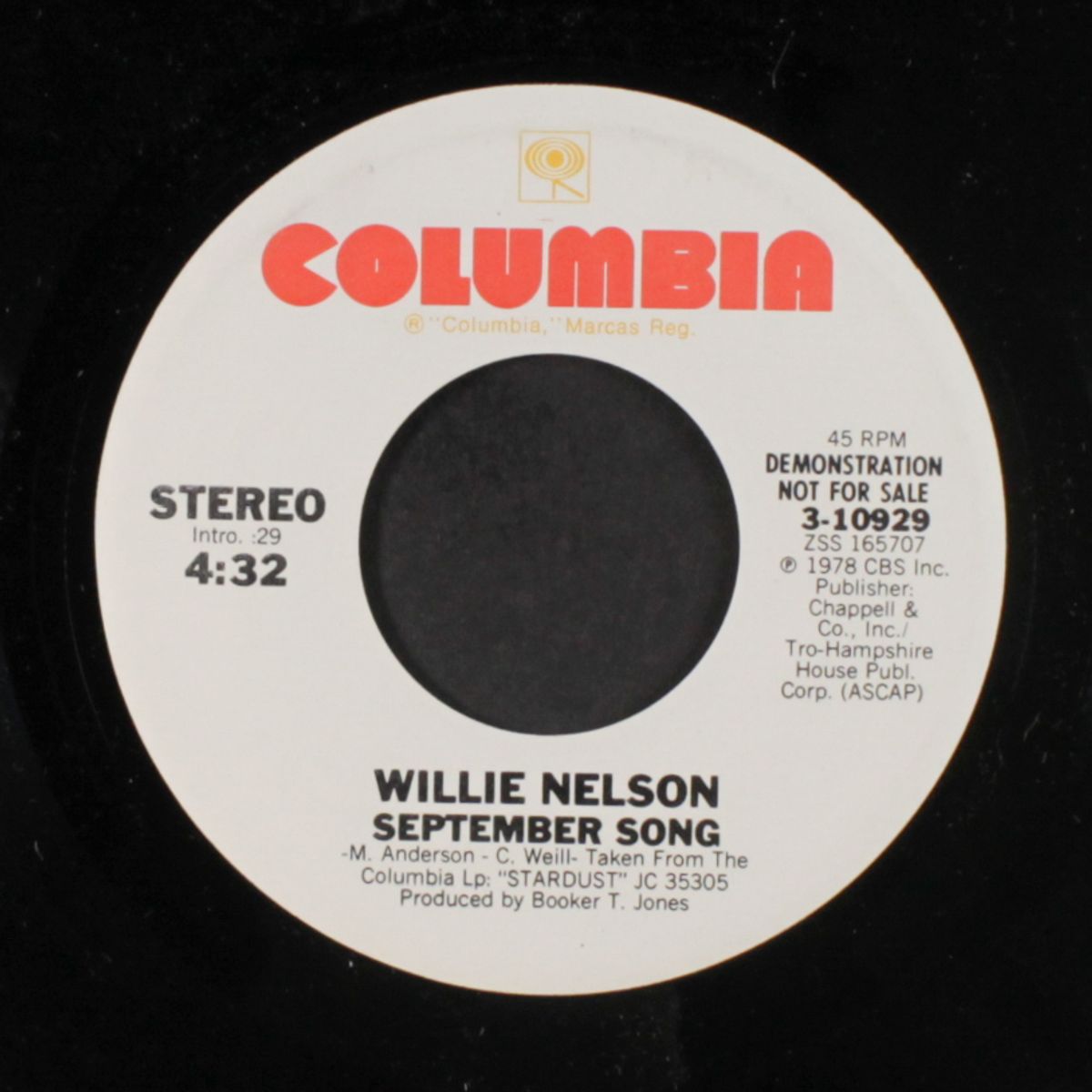 september song / same by WILLIE NELSON