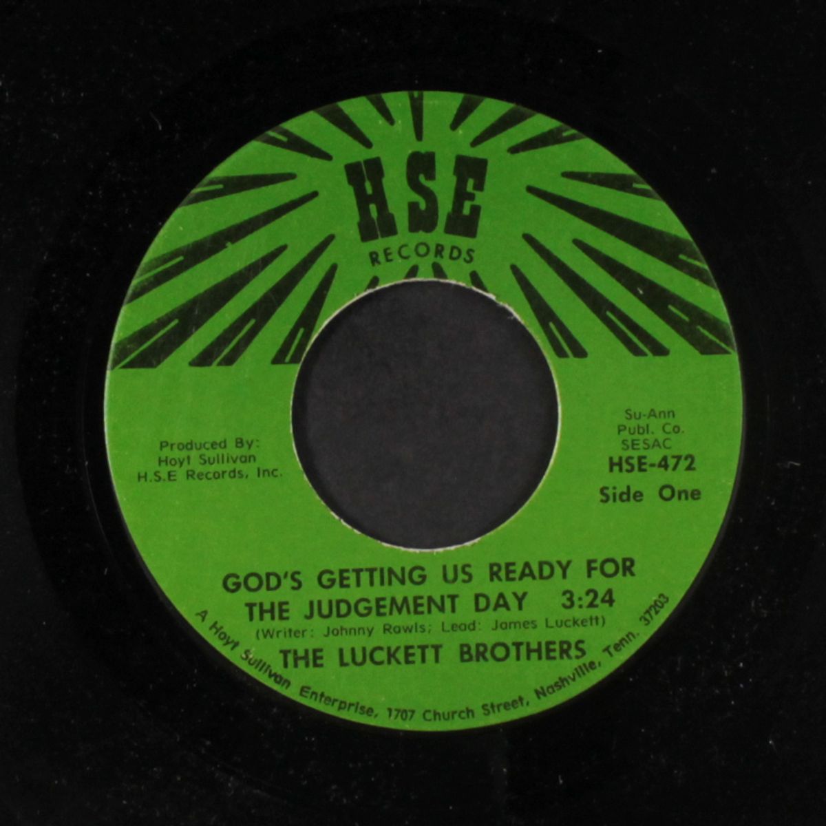 god's getting us ready for the judgement day / lay down these old burd by LUCKETT BROTHERS
