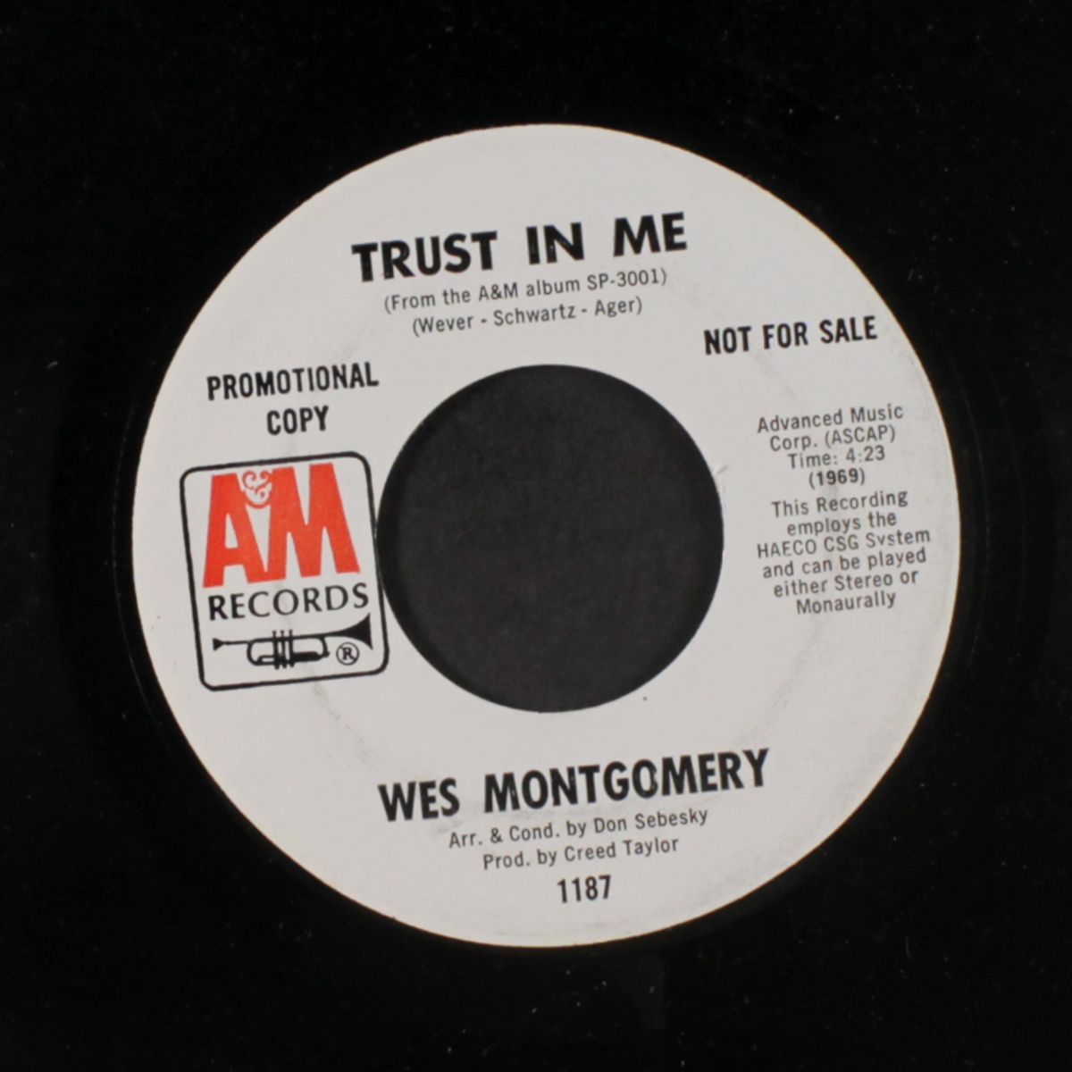the joker / trust in me by WES MONTGOMERY