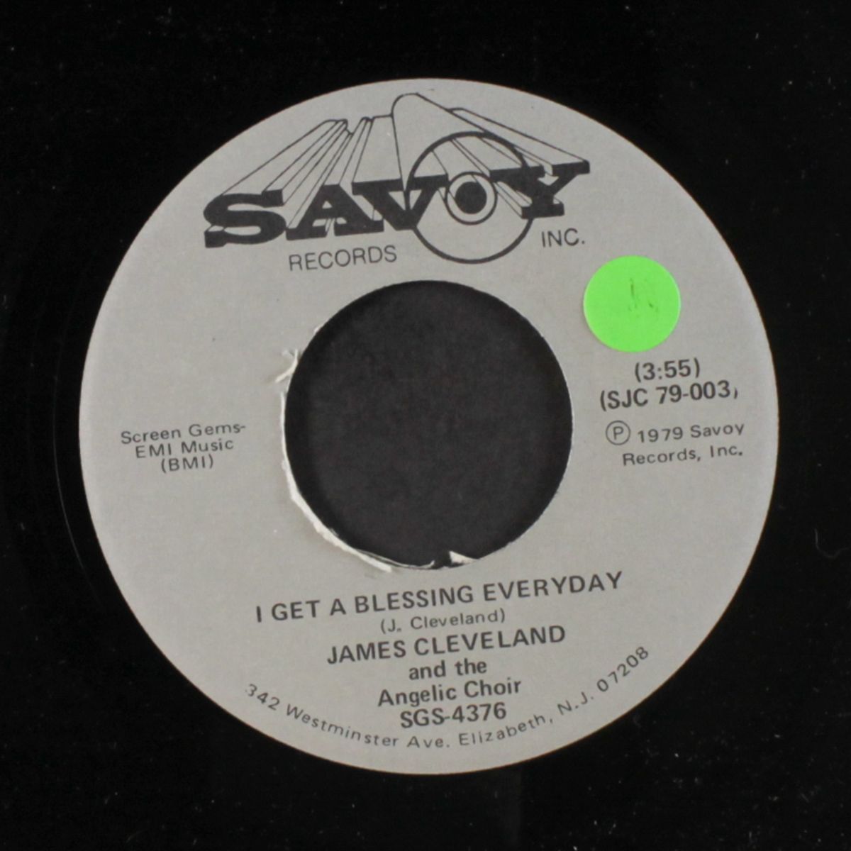 i thank you lord / i get a blessing everyday by JAMES CLEVELAND