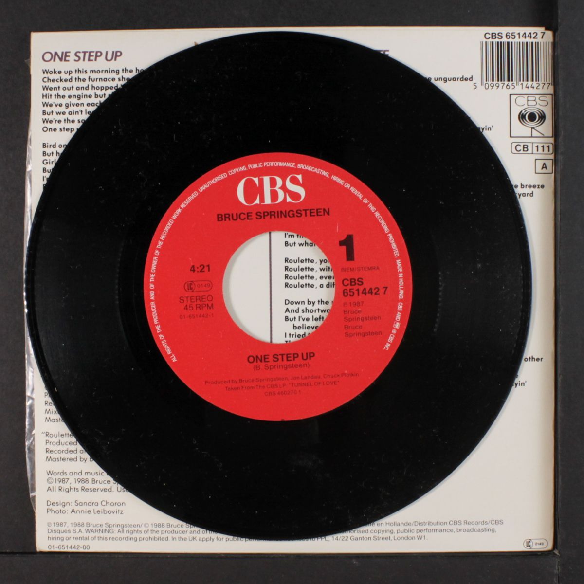 one step up / roulette by BRUCE SPRINGSTEEN