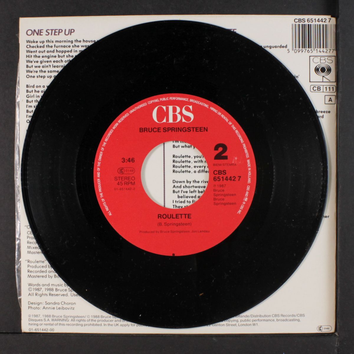 one step up / roulette by BRUCE SPRINGSTEEN