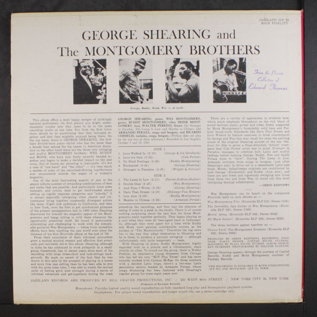 love walked in! by GEORGE SHEARING & MONTGOMERY BROTHERS
