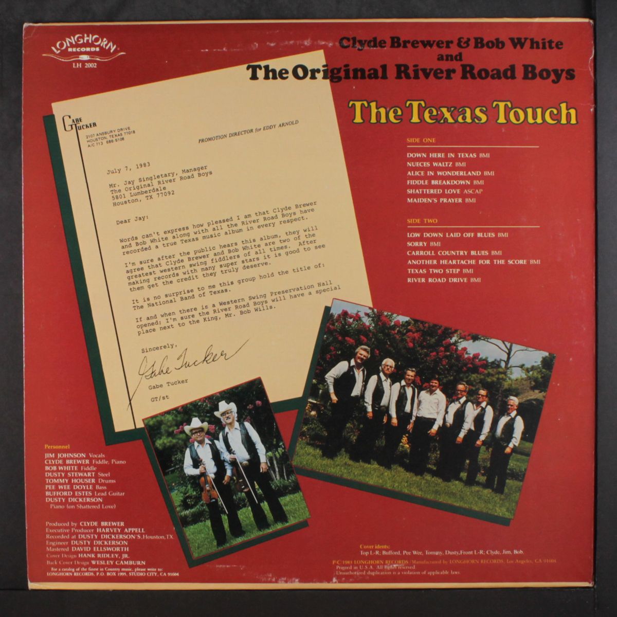 the texas touch by CLYDE BREWER & BOB WHITE & ORIGINAL RIVER ROAD