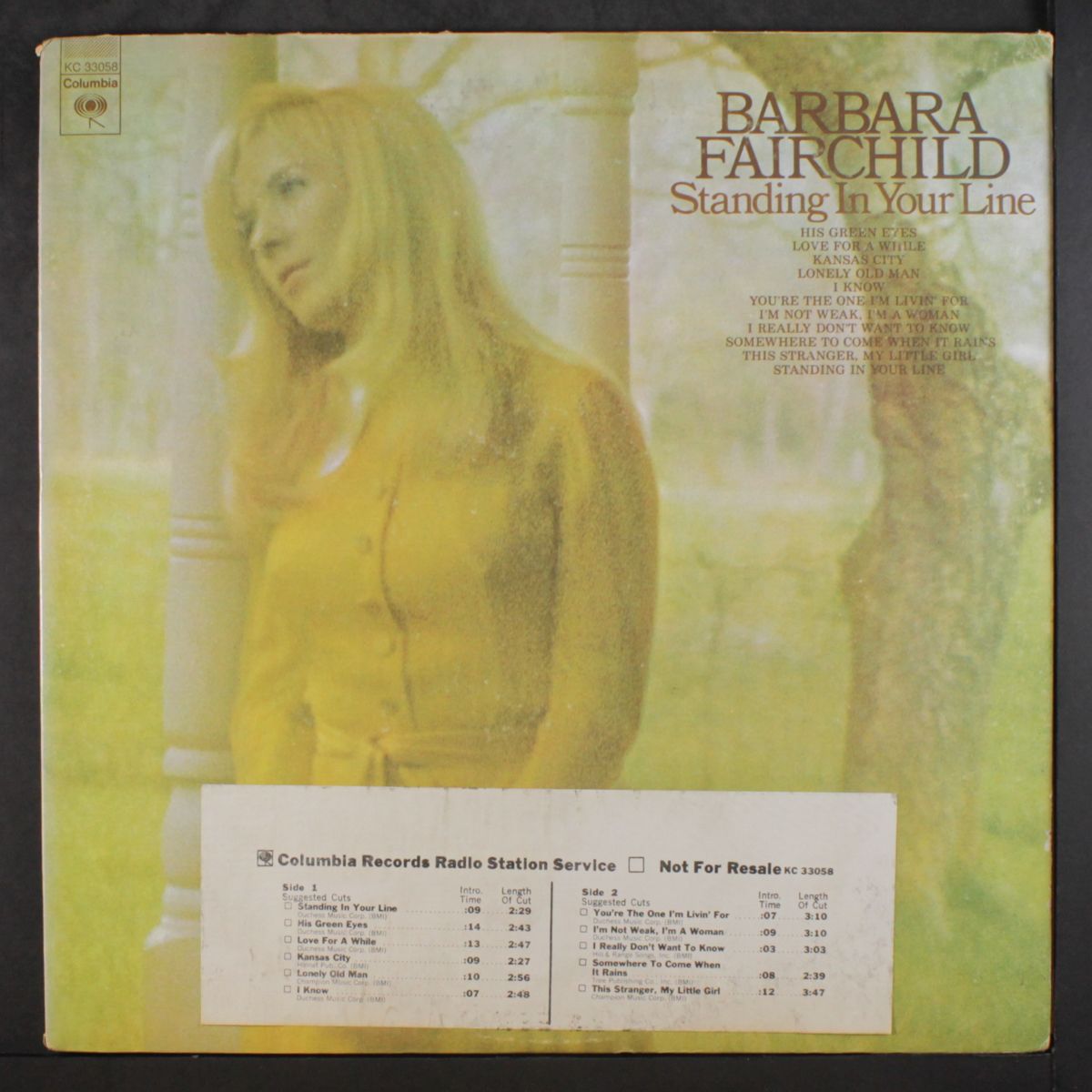 standing in your line by BARBARA FAIRCHILD