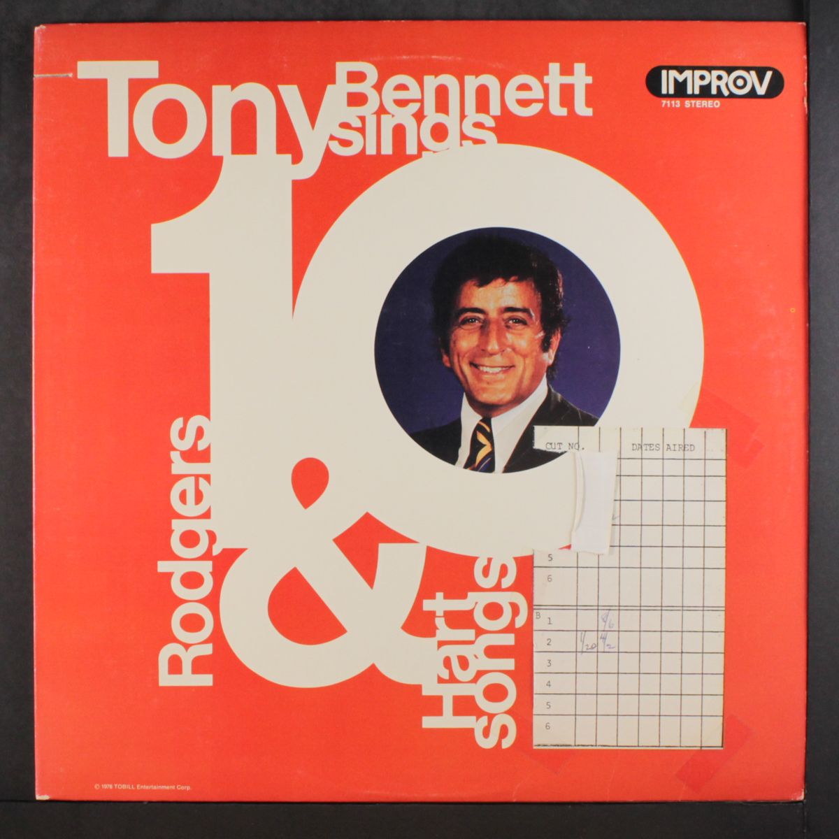 sings 10 rodgers & hart songs by TONY BENNETT