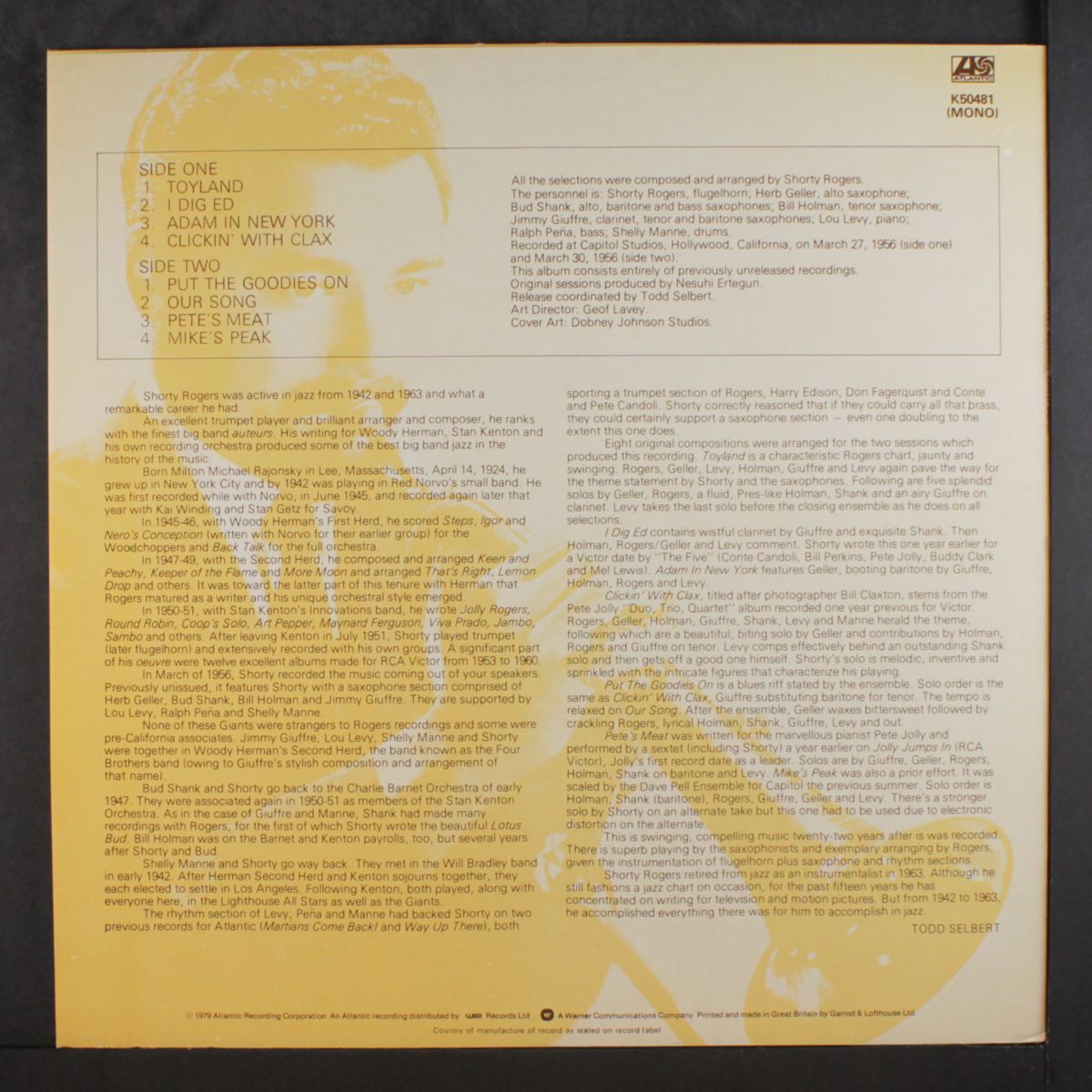 clickin' with clax by SHORTY ROGERS