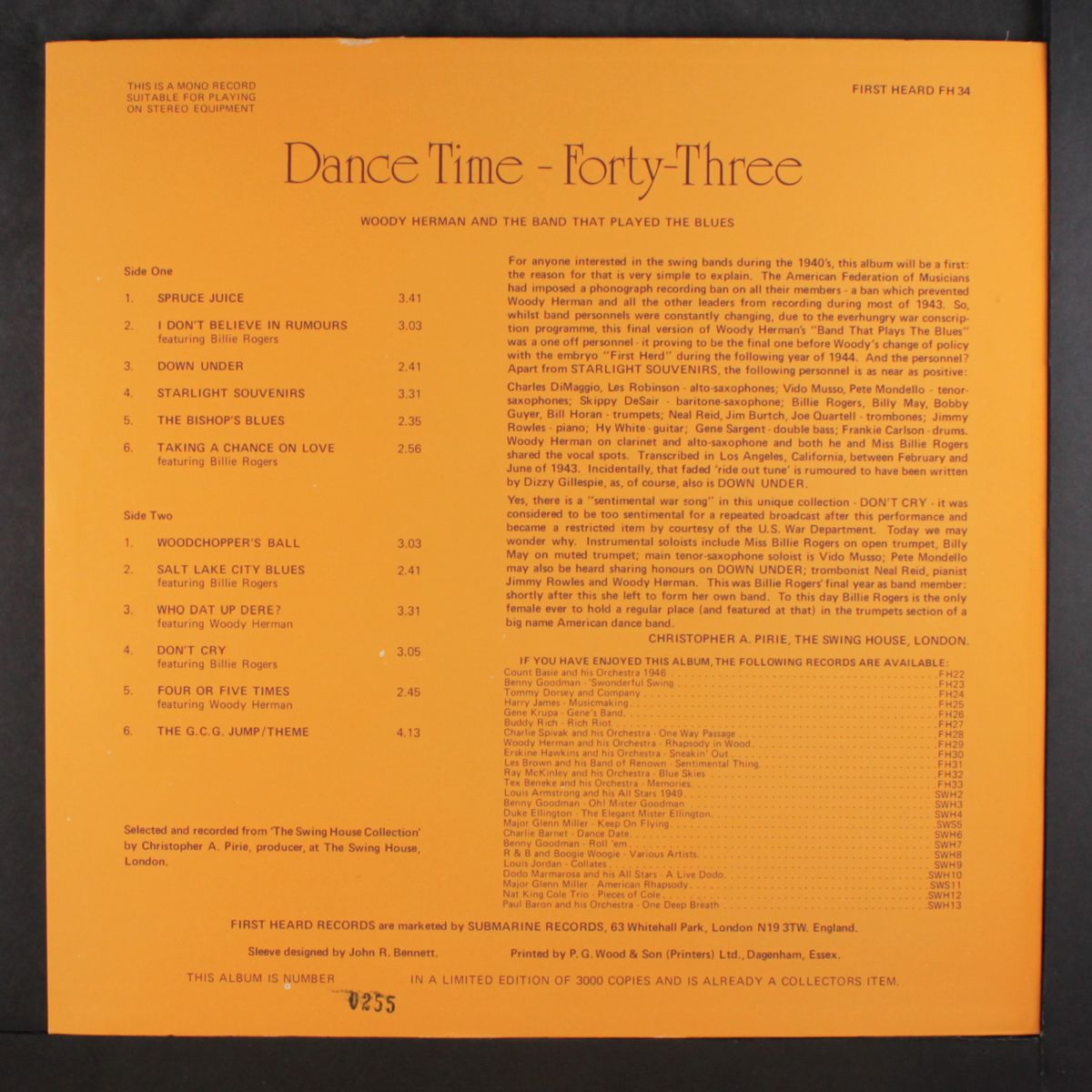 dance time forty three by WOODY HERMAN