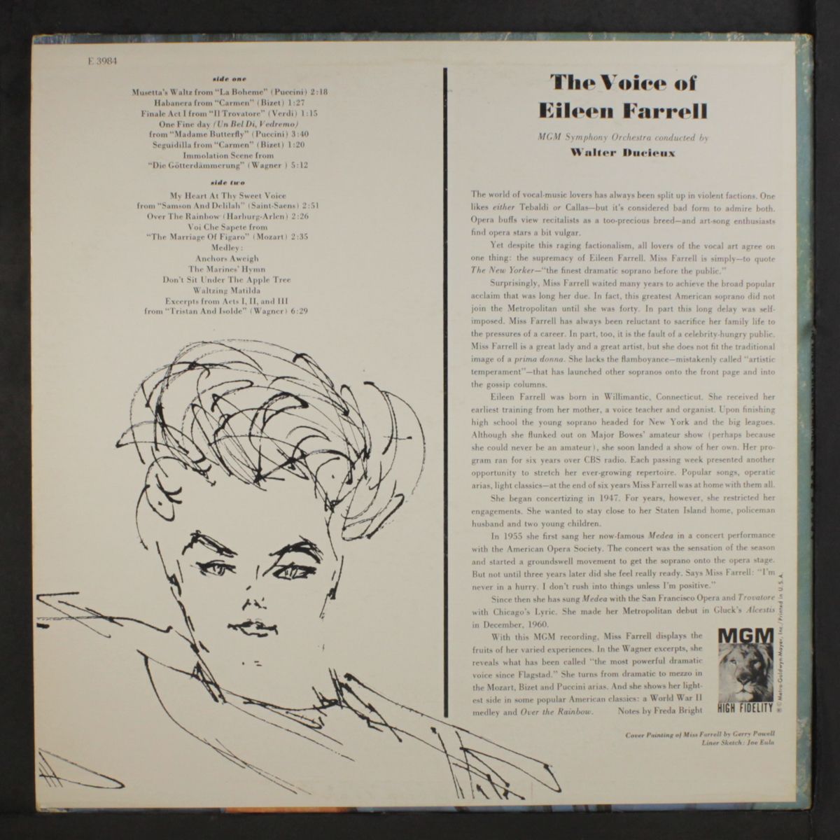 voice of by EILEEN FARRELL
