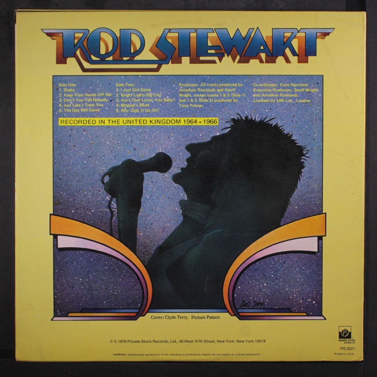 a shot of rhythm and blues by ROD STEWART