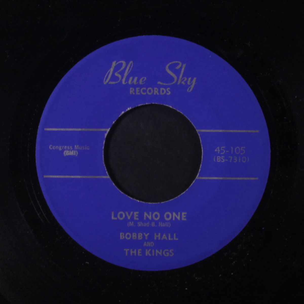 sunday kind of love / love no one by BOBBY HALL & KINGS