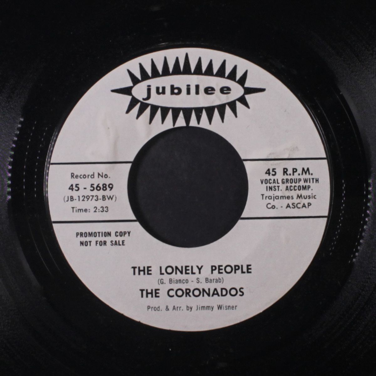 don't start something you can't finish / the lonely people by CORONADOS