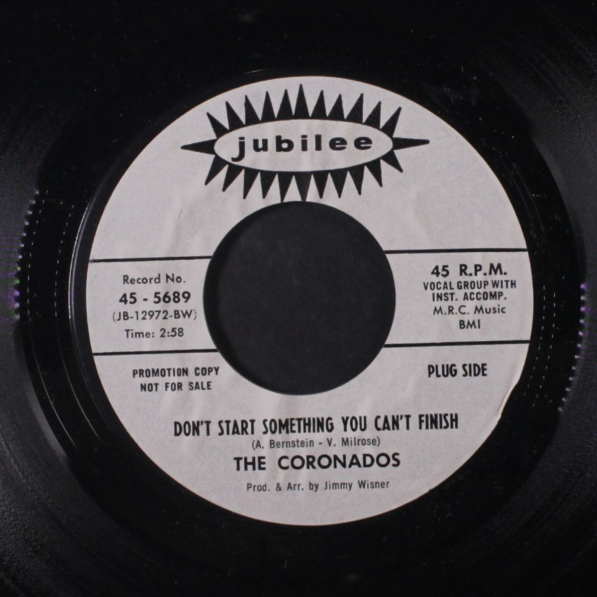 don't start something you can't finish / the lonely people by CORONADOS