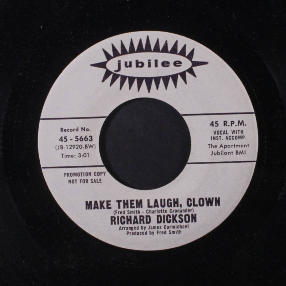 the jones' / make them laugh, clown by RICHARD DICKSON