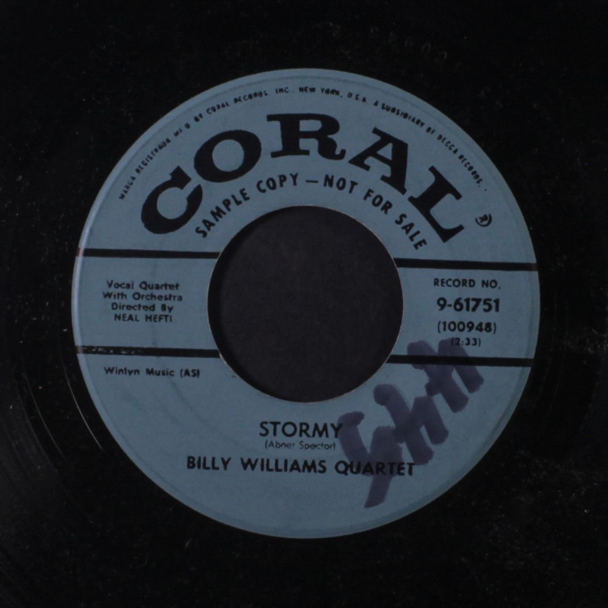 stormy / follow me by BILLY WILLIAMS QUARTET