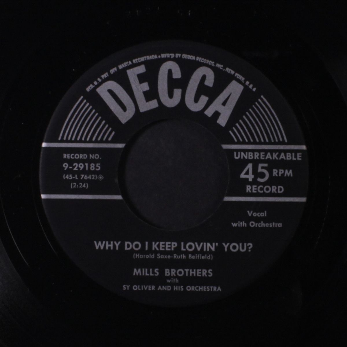 how blue? / why do i keep lovin' you? by MILLS BROTHERS
