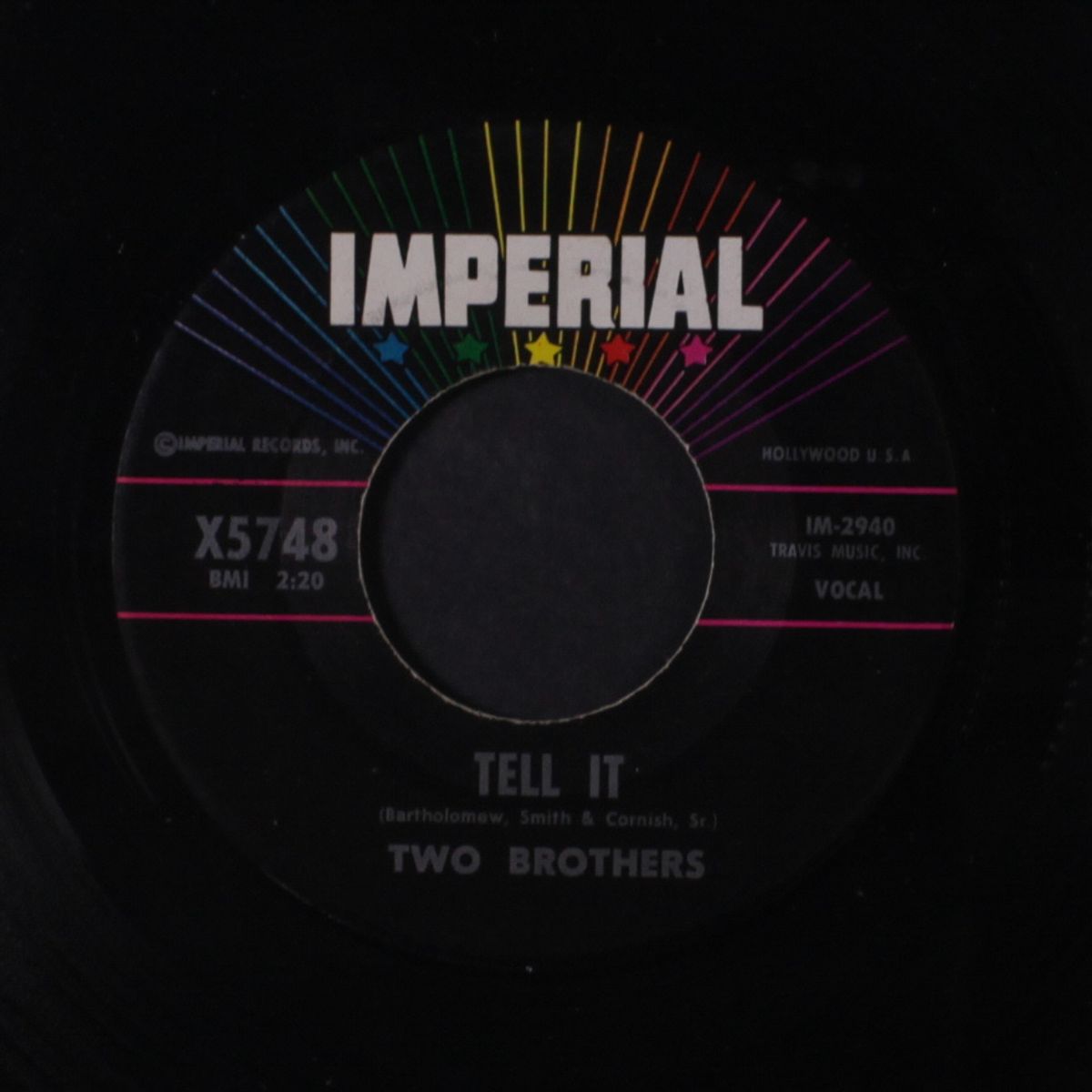 tell it / lonely boy by TWO BROTHERS