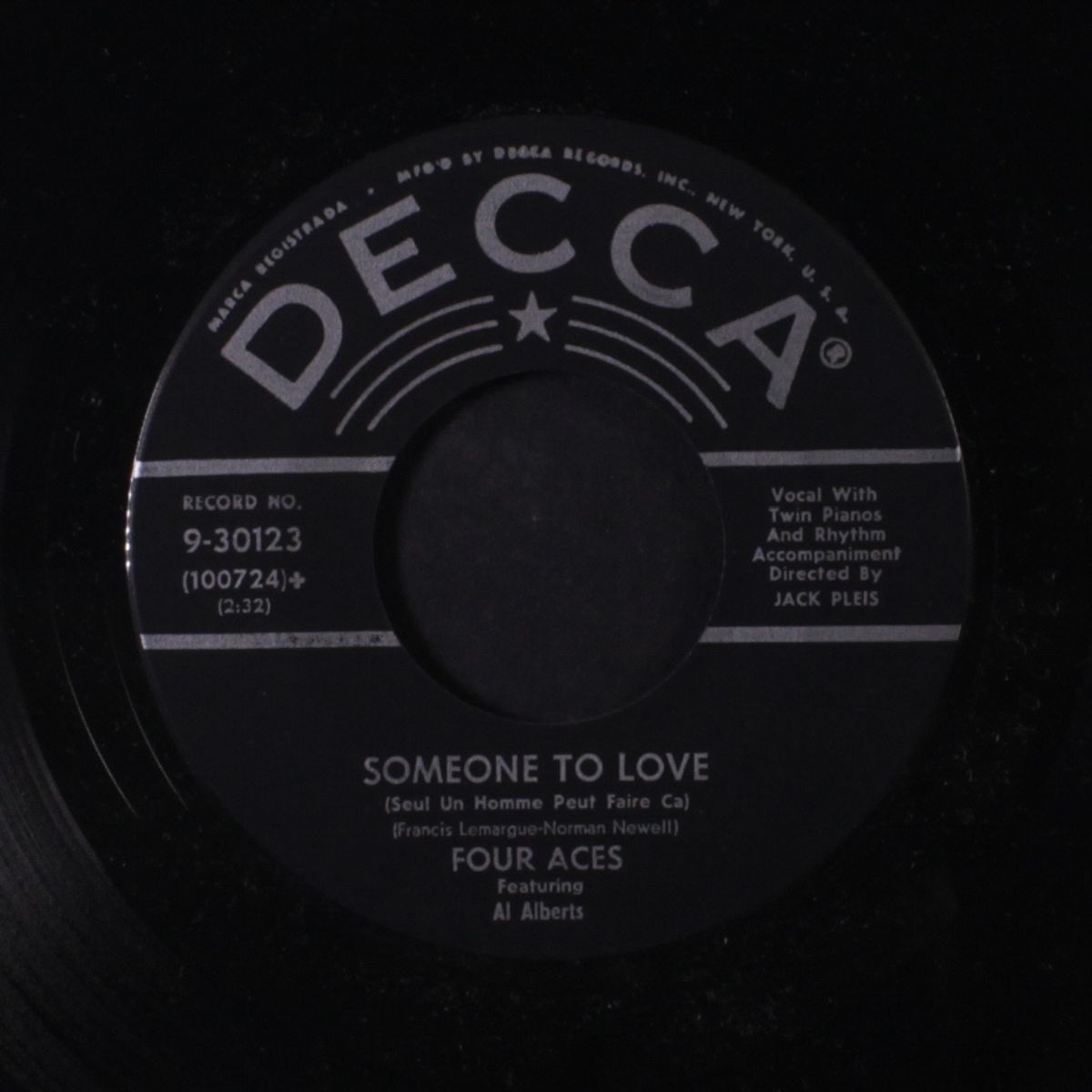 someone to love / written on the wind by FOUR ACES