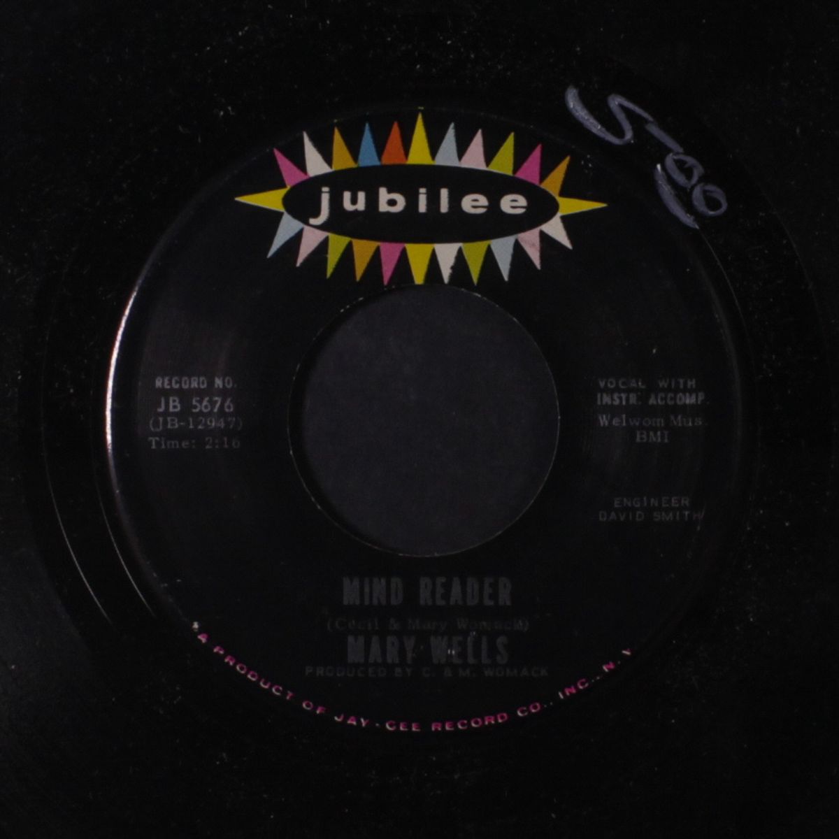 mind reader / never give a man the world by MARY WELLS