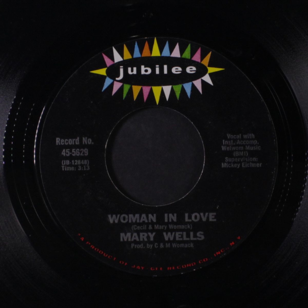 can't get away from your love / woman in love by MARY WELLS