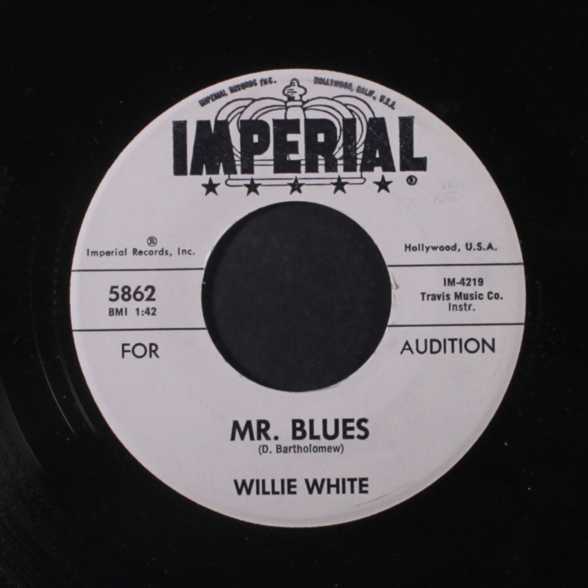 mr. blues by WILLIE WHITE