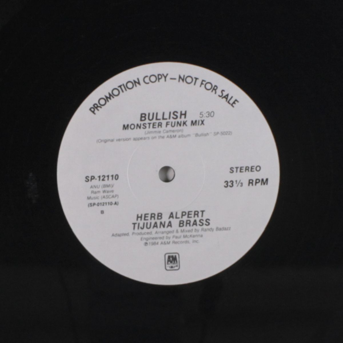 bullish (monster funk / dub) by HERB ALPERT