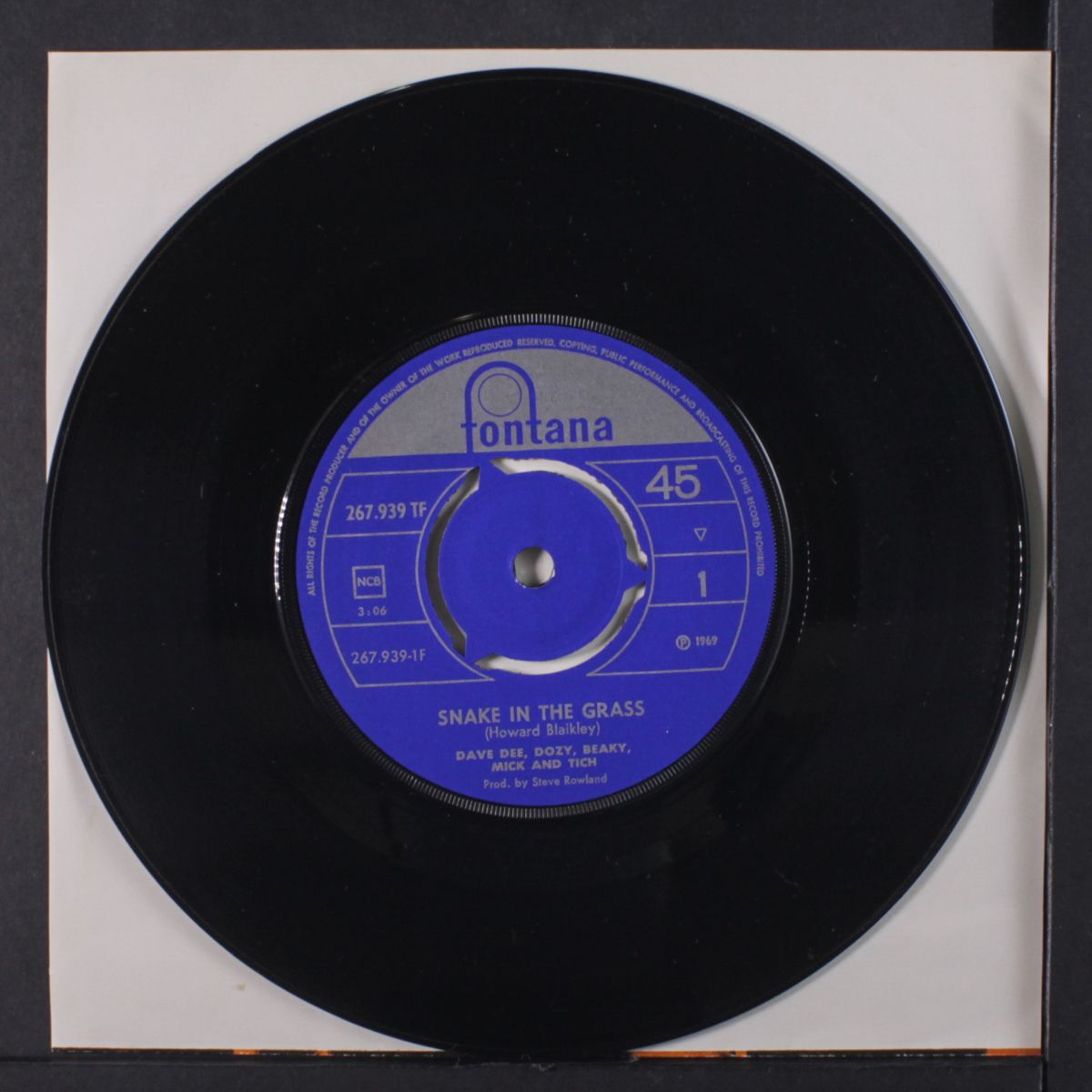 snake in the grass / bora bora by DAVE DEE, DOZY, BEAKY MICK & TICH
