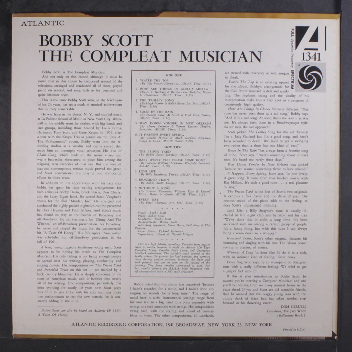 the compleat musician by BOBBY SCOTT