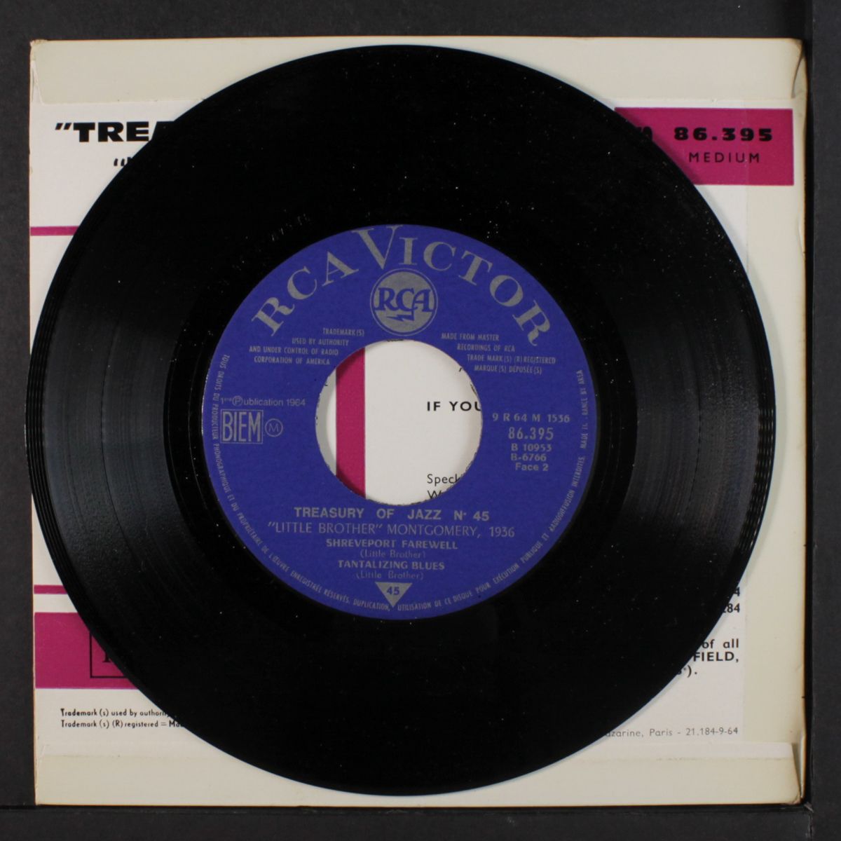 treasury of jazz no 45 by LITTLE BROTHER MONTGOMERY
