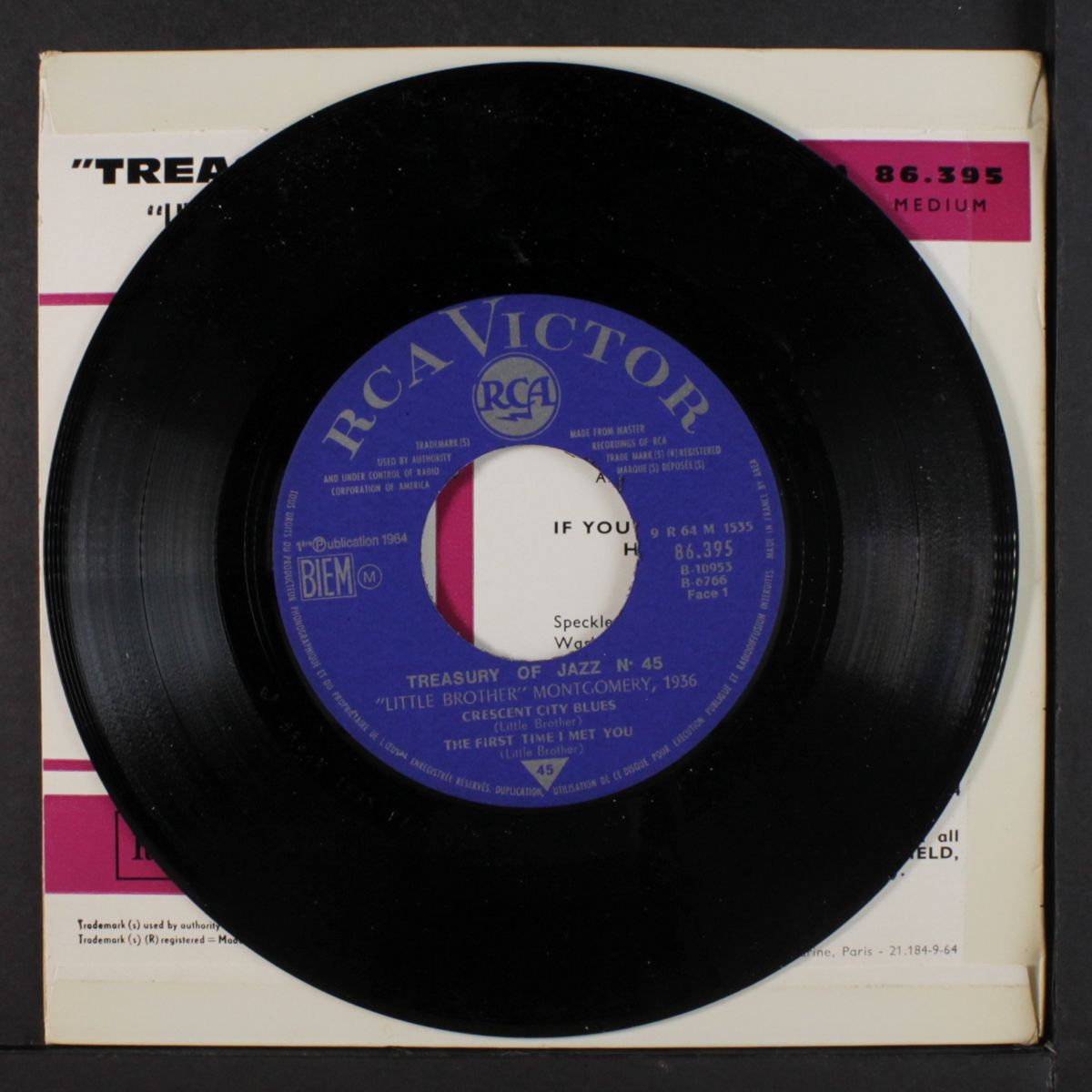 treasury of jazz no 45 by LITTLE BROTHER MONTGOMERY