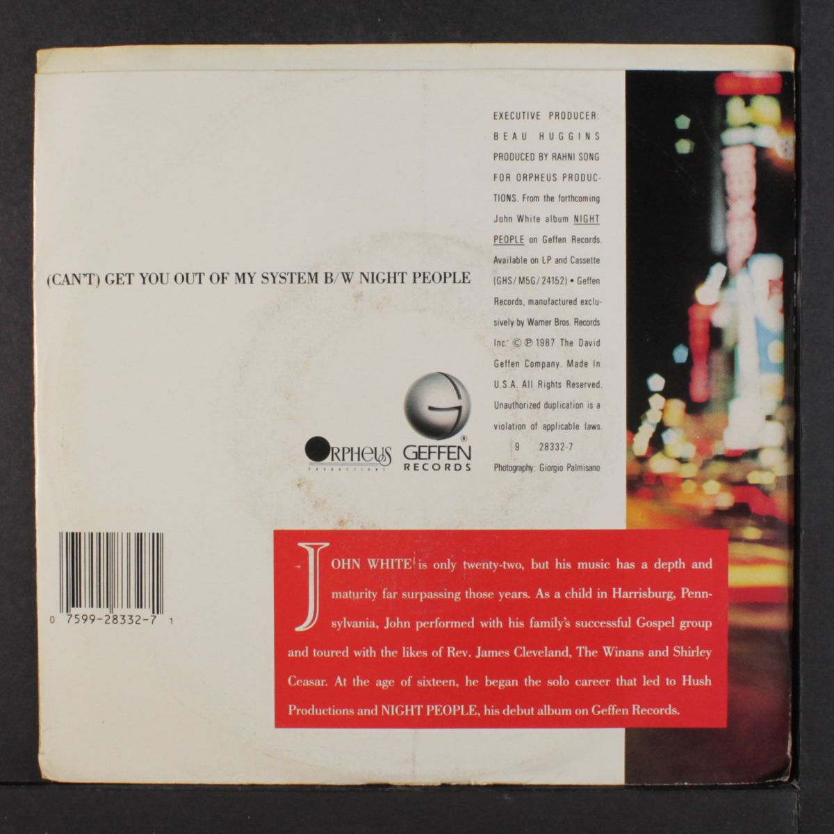 (can't) get you out of my system / same by JOHN WHITE