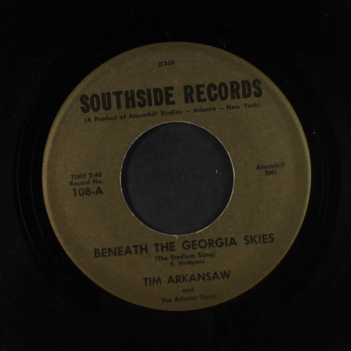 i'm happy all the time / beneath the georgia skies by TIM ARKANSAW