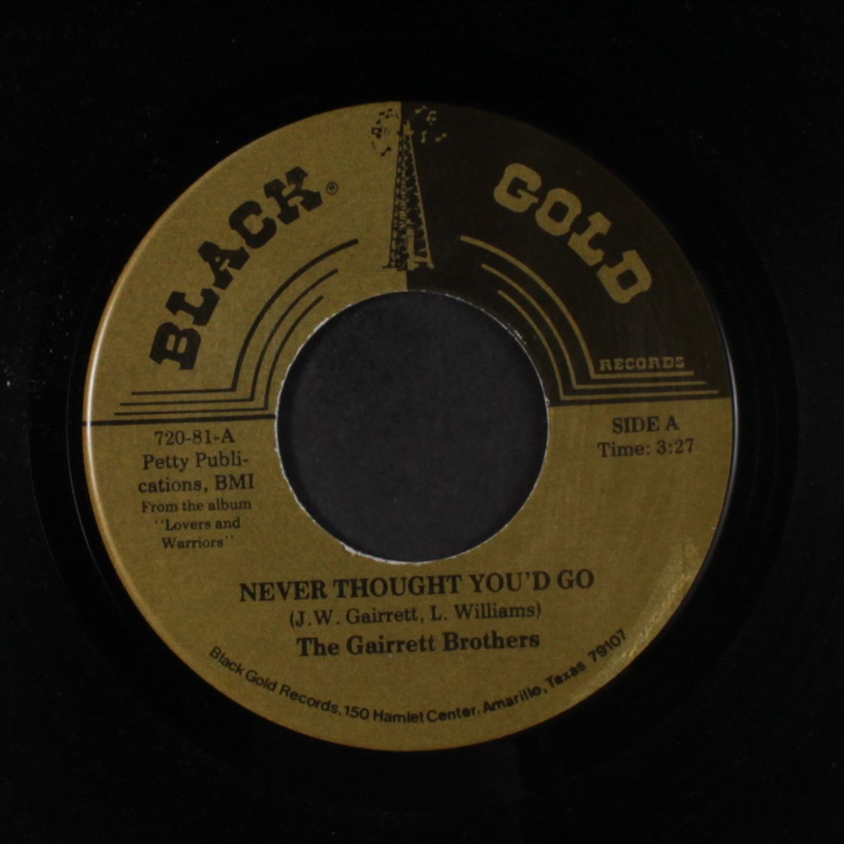 never thought you'd go / whispered words and lonely places by GAIRRETT BROTHERS